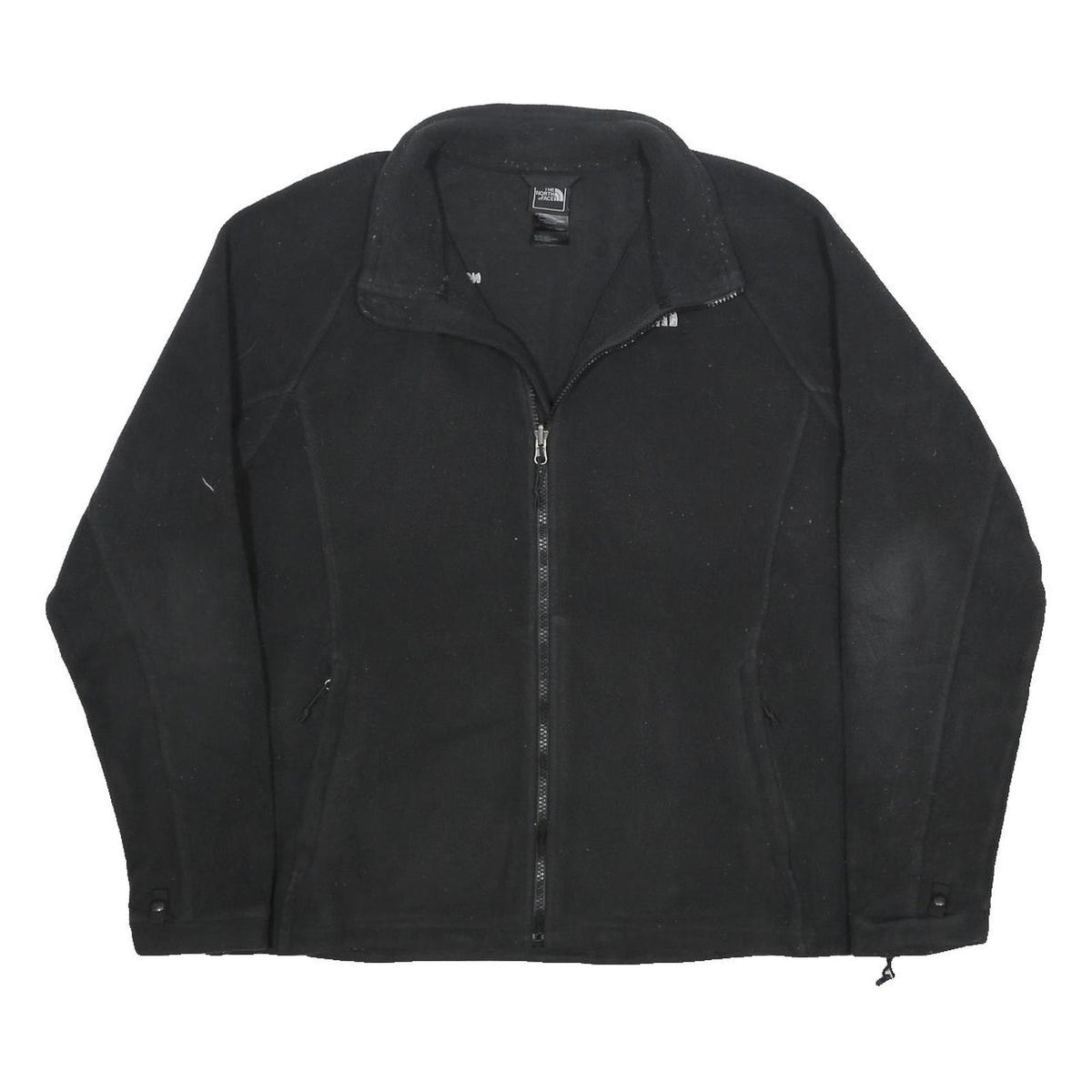 THE NORTH FACE Womens Black Zip Jacket XL Polyester Plain Outdoor Casual