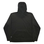 CARHARTT Mens Black Hoodie L Polyester Blend Front Logo Pullover
