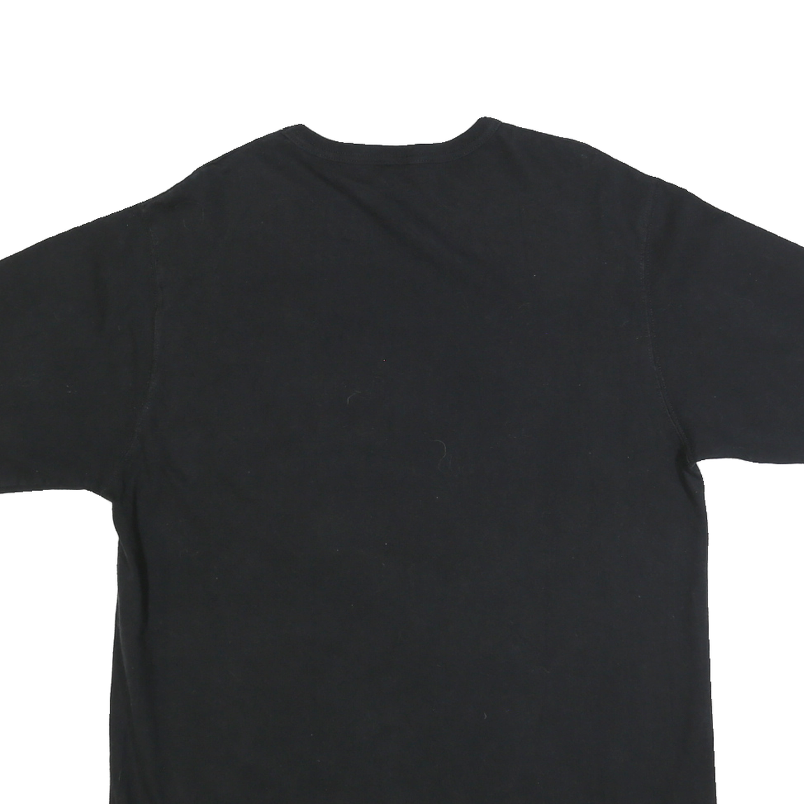 CHAMPION Mens Black Graphic T-Shirt XL Short Sleeve Crew Neck Logo Embroidered