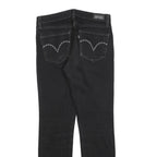LEVI'S Womens Jeans Black Slim Skinny Denim W29 L29 Zip Cotton Blend Premium