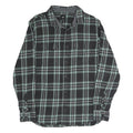 VANS Mens Black & Green Check Shirt M Cotton Blend Long Sleeve Casual