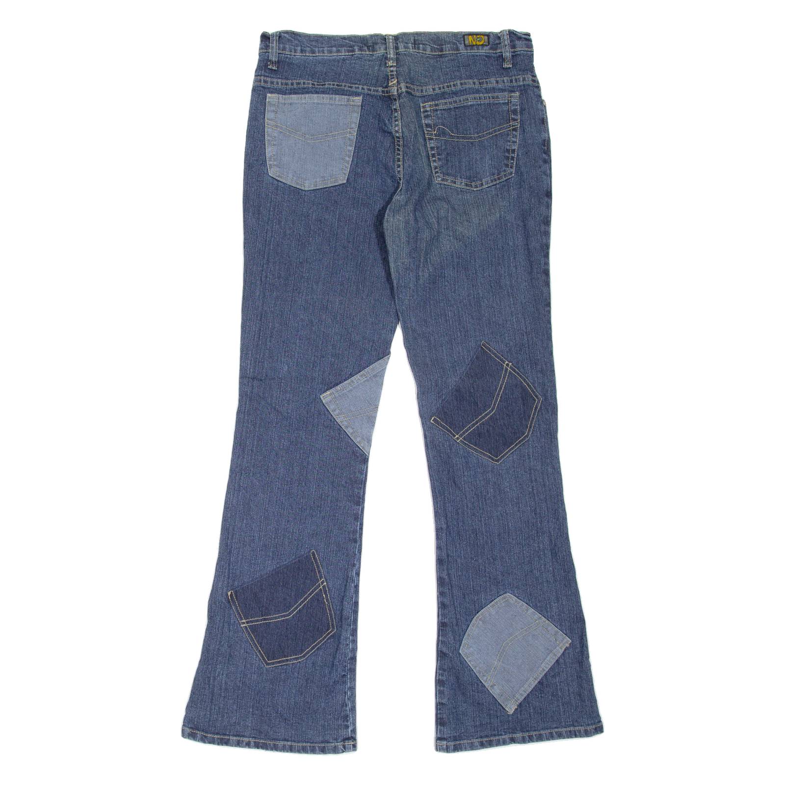 NO Womens Jeans Blue Regular Bootcut W30 L31