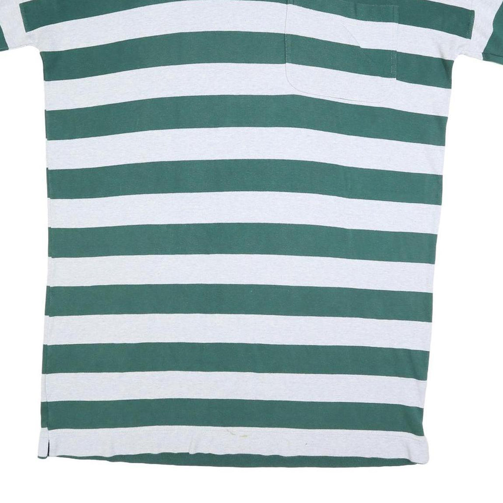 NANTUCKET ISLAND Womens Green & White Striped Day Cotton Blend Dress 3XL Relaxed