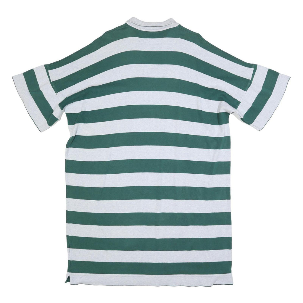 NANTUCKET ISLAND Womens Green & White Striped Day Cotton Blend Dress 3XL Relaxed