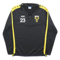 JAKO Mens Black & Yellow Fc Döttingen 1/4 Zip S Training Sweatshirt