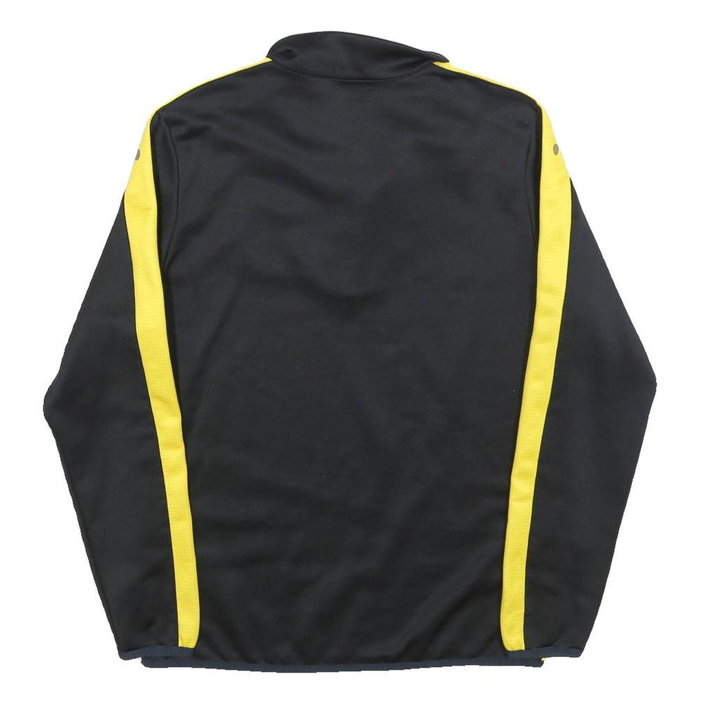 JAKO Mens Black & Yellow Fc Döttingen 1/4 Zip S Training Sweatshirt