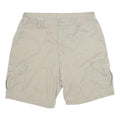 CARHARTT Mens Shorts Beige Cargo Cotton Blend 2XL W34 Workwear Casual
