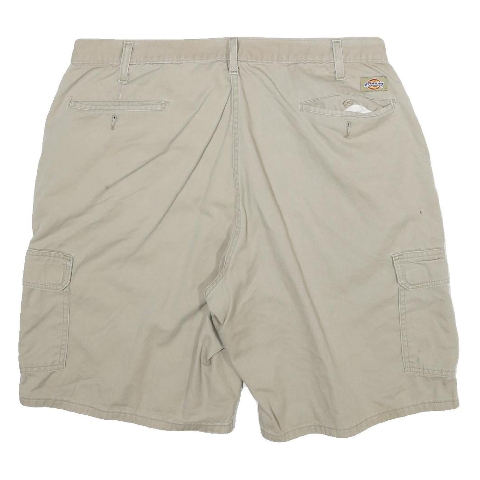 CARHARTT Mens Shorts Beige Cargo Cotton Blend 2XL W34 Workwear Casual
