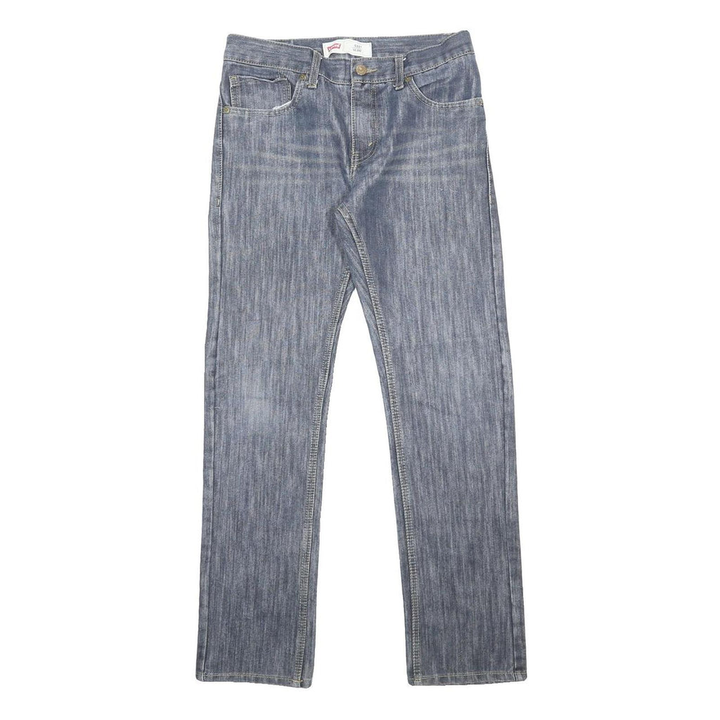 LEVI'S 511 Slim Boys Skinny Blue Denim Cotton Blend Medium W28 L28 Slim Fit Zip