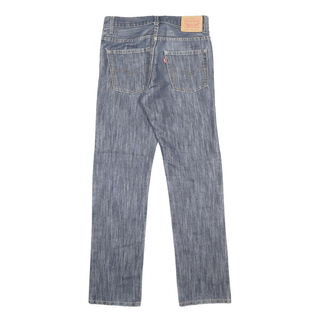 LEVI'S 511 Slim Boys Skinny Blue Denim Cotton Blend Medium W28 L28 Slim Fit Zip