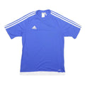 ADIDAS Mens Blue Athletic T-Shirt M Short Sleeve Crew Neck Sports Training Gym