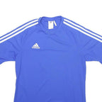 ADIDAS Mens Blue Athletic T-Shirt M Short Sleeve Crew Neck Sports Training Gym