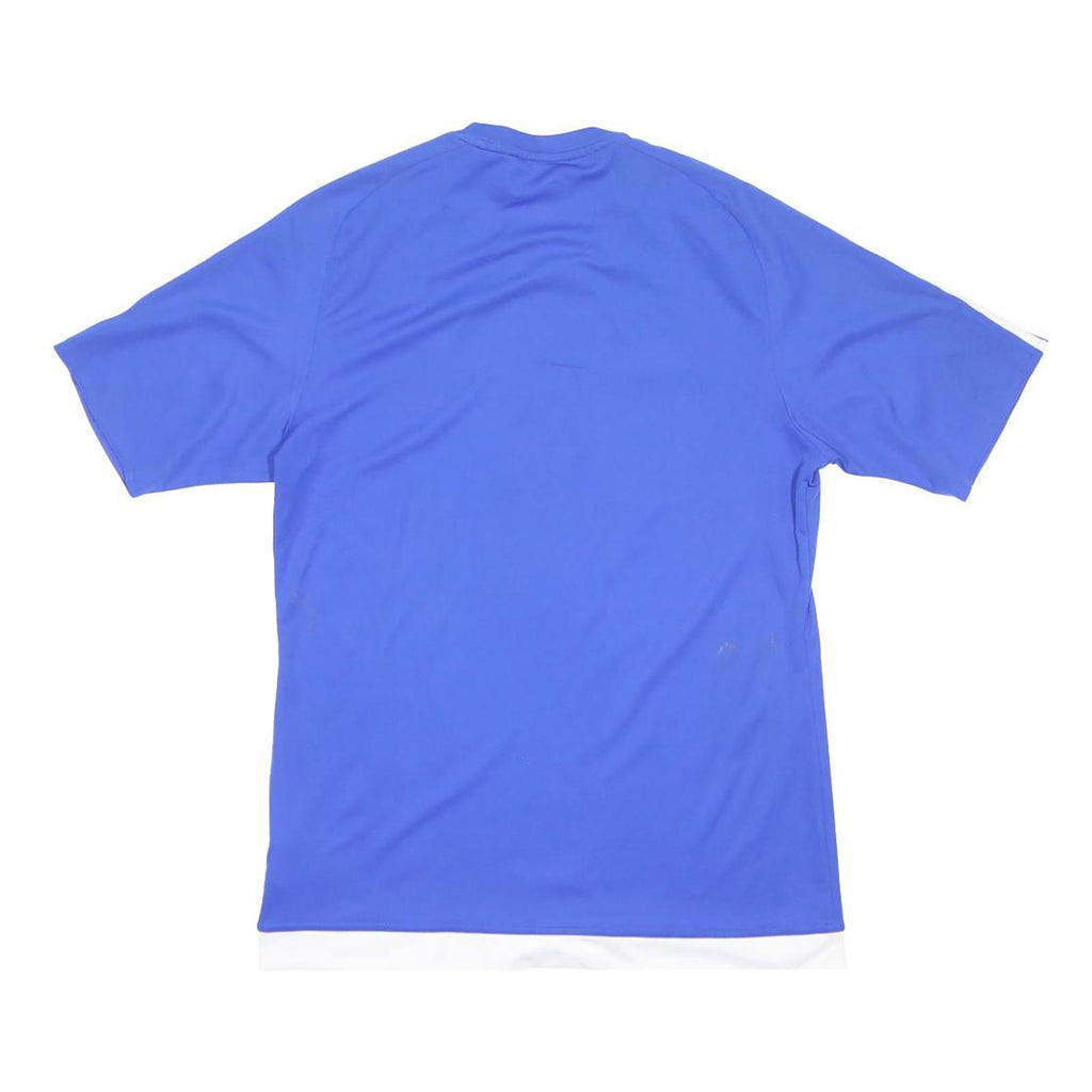 ADIDAS Mens Blue Athletic T-Shirt M Short Sleeve Crew Neck Sports Training Gym