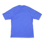 ADIDAS Mens Blue Athletic T-Shirt M Short Sleeve Crew Neck Sports Training Gym