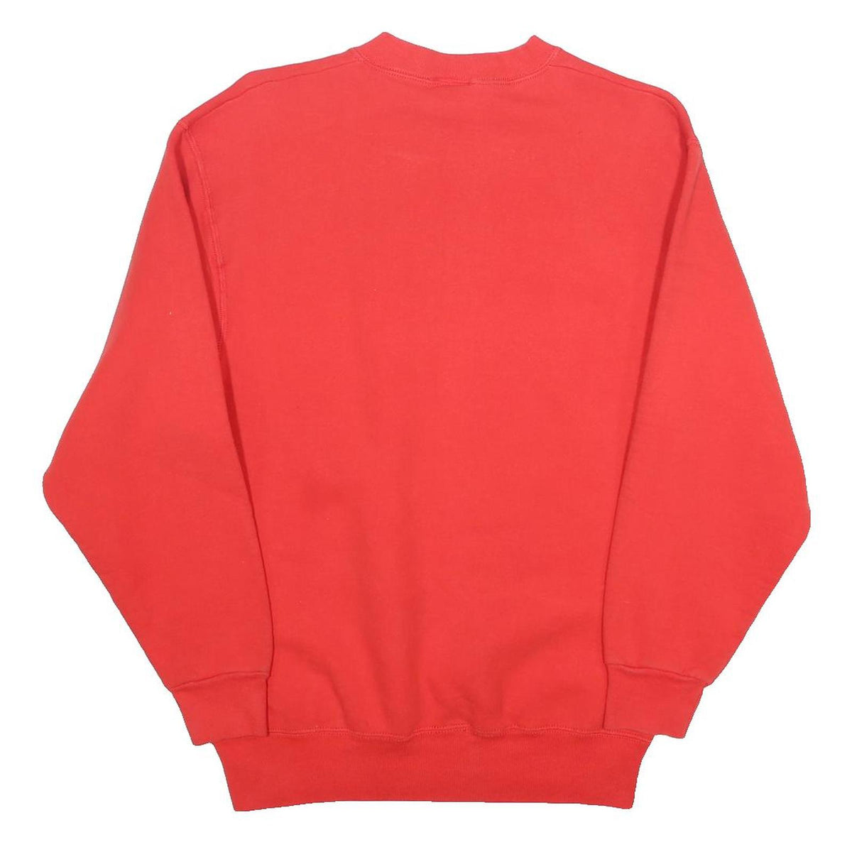 GS SPORT Mens Red USA Crew Neck M Cotton Blend Sweatshirt Pullover Flag Print
