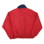 ST JOHNS BAY Mens Red & Navy Zip Jacket XL Polyester Blend Plain Casual