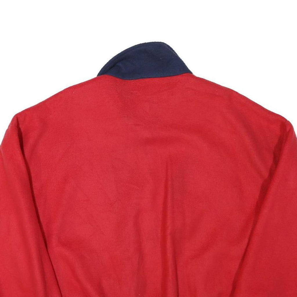 ST JOHNS BAY Mens Red & Navy Zip Jacket XL Polyester Blend Plain Casual