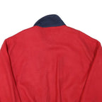 ST JOHNS BAY Mens Red & Navy Zip Jacket XL Polyester Blend Plain Casual