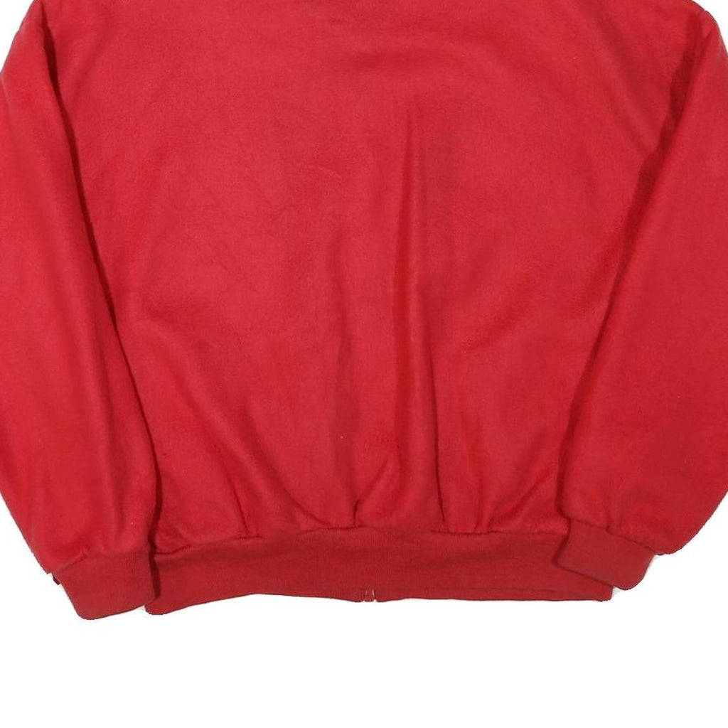 ST JOHNS BAY Mens Red & Navy Zip Jacket XL Polyester Blend Plain Casual