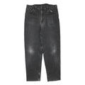 LEVI'S 634 Womens Jeans Black Regular Straight Denim Medium W38 L34 Authentic