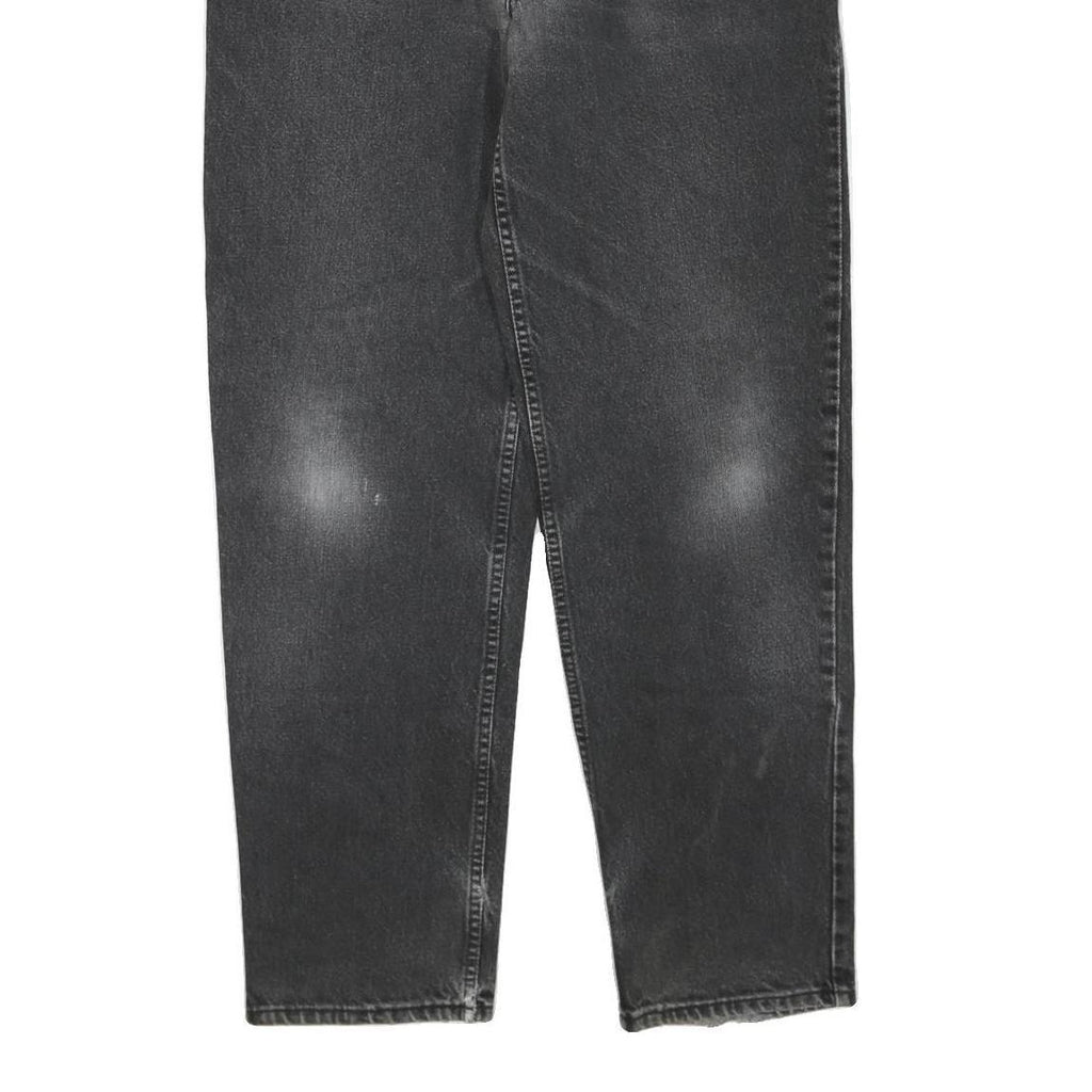 LEVI'S 634 Womens Jeans Black Regular Straight Denim Medium W38 L34 Authentic