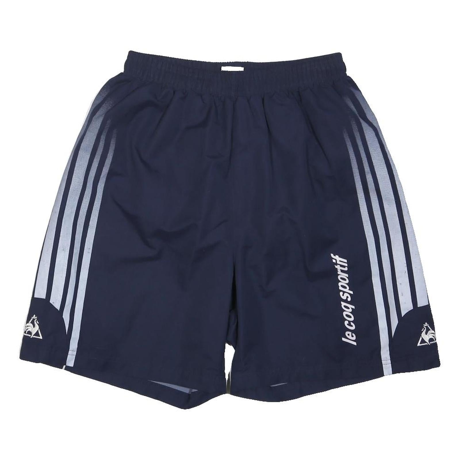 LE COQ SPORTIF Mens Navy Blue Sports Shorts M W28 Polyester Blend Casual