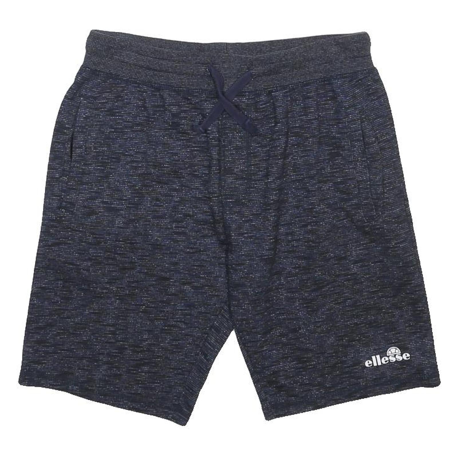 ELLESSE Mens Shorts Navy Casual Cotton Blend S W30 Drawstring Pockets