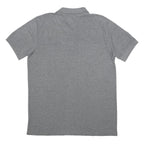 KAPPA Mens Grey Short Sleeve Plain Polo Shirt L Cotton Blend Casual Sportswear