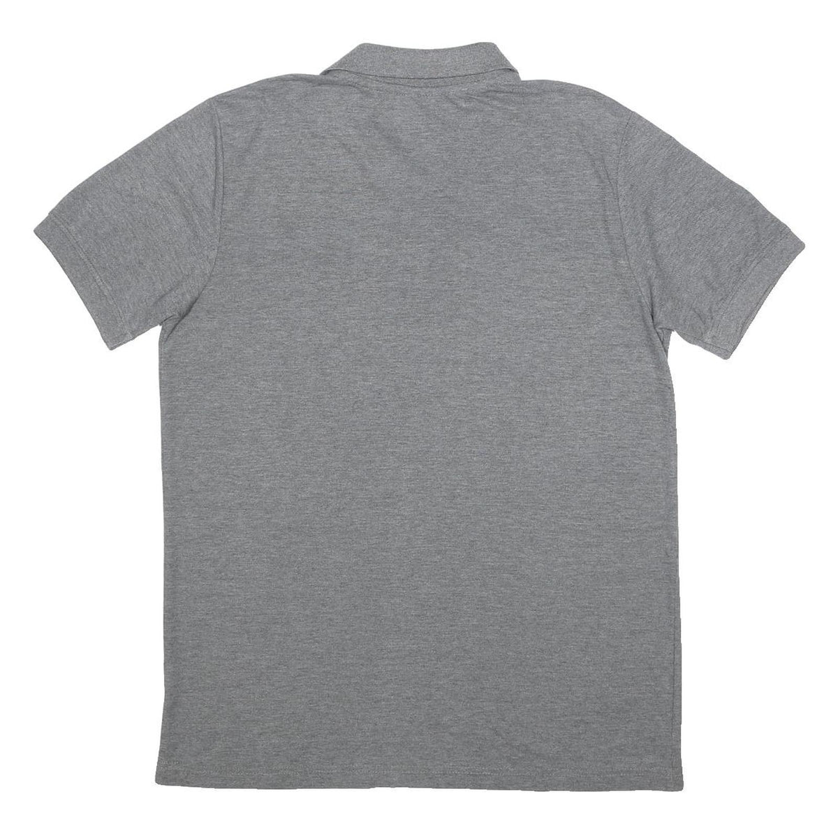 KAPPA Mens Grey Short Sleeve Plain Polo Shirt L Cotton Blend Casual Sportswear