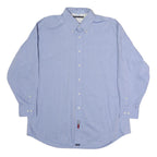 TOMMY HILFIGER Mens Blue Cotton Button-Down Shirt XL Classic Summer Look