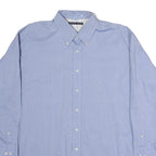 TOMMY HILFIGER Mens Blue Cotton Button-Down Shirt XL Classic Summer Look