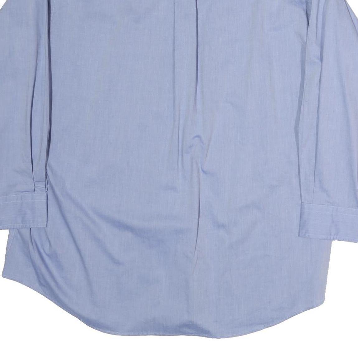 TOMMY HILFIGER Mens Blue Cotton Button-Down Shirt XL Classic Summer Look