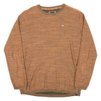 ENGBERS Mens Jumper Brown Tight Knit M