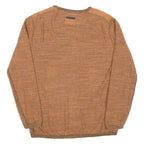 ENGBERS Mens Jumper Brown Tight Knit M