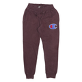 CHAMPION Womens Joggers Maroon Slim Tapered M W26 L27 Cotton Blend Comfortable
