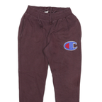 CHAMPION Womens Joggers Maroon Slim Tapered M W26 L27 Cotton Blend Comfortable