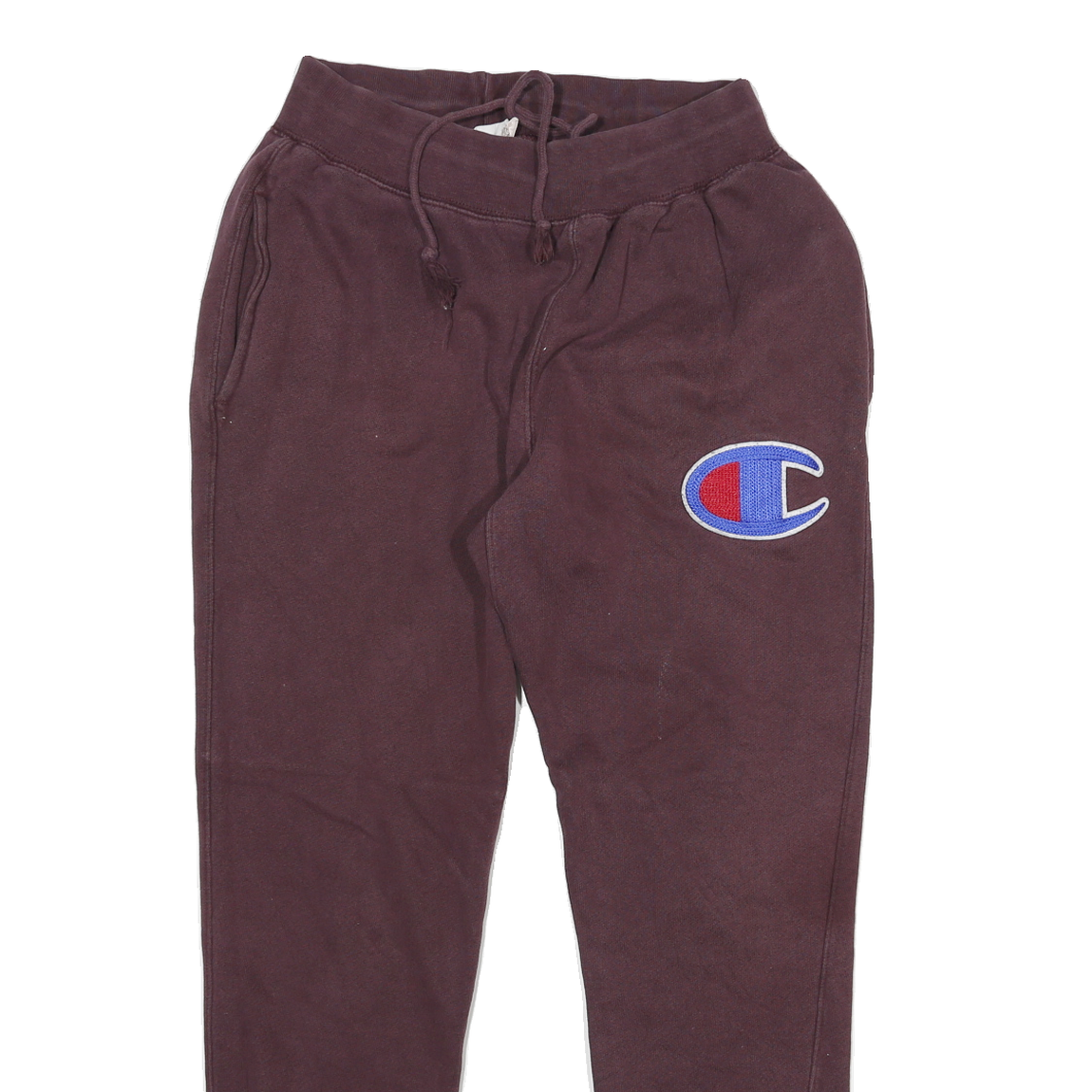 CHAMPION Womens Joggers Maroon Slim Tapered M W26 L27 Cotton Blend Comfortable