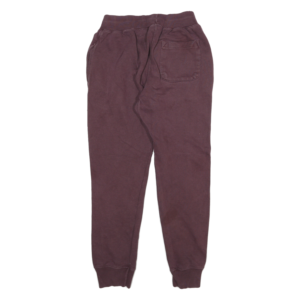 CHAMPION Womens Joggers Maroon Slim Tapered M W26 L27 Cotton Blend Comfortable