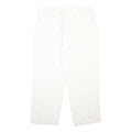 RALPH LAUREN POLO JEANS COMPANY Mens Cotton White Relaxed Straight Trousers W38