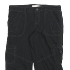 NO BOUNDARIES Womens Black Cargo Cotton Blend Shorts M W30 Casual Pocketed