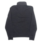 NAUTICA Mens Sweatshirt Black Button Neck S