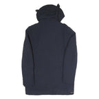 NAPAPIJRI Mens Navy Blue Outdoor Jacket S Polyester Blend Hooded Zip Casual Coat