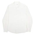 ARMANI COLLEZIONI Mens White Shirt XL Classic Cotton Button-Up Formal