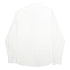 ARMANI COLLEZIONI Mens White Shirt XL Classic Cotton Button-Up Formal