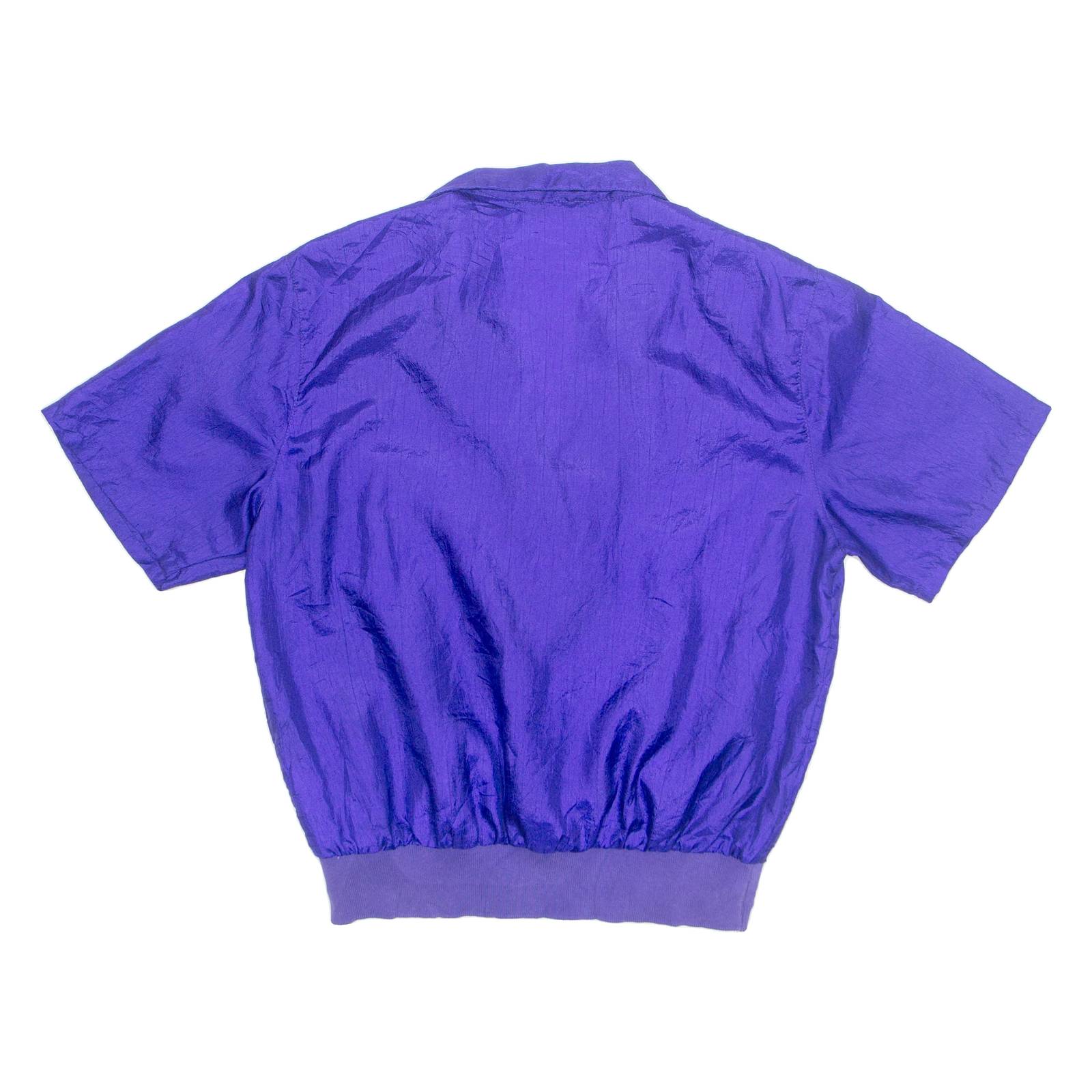 ASHLEIGH MORGAN Shirt Style Womens Blouse Blue Collared M