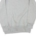 NIKE Womens Grey Cotton Blend Crew Neck Sweatshirt XS Classic Sportswear Casual