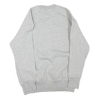 NIKE Womens Grey Cotton Blend Crew Neck Sweatshirt XS Classic Sportswear Casual