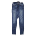 GUESS Womens Blue Slim Skinny Denim Medium Wash Jeans W28 L32 Stretch Pocket Zip