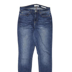 GUESS Womens Blue Slim Skinny Denim Medium Wash Jeans W28 L32 Stretch Pocket Zip