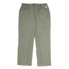 CARHARTT Mens Cotton Relaxed W38 L32 Utility Trousers Workwear Casual Fit